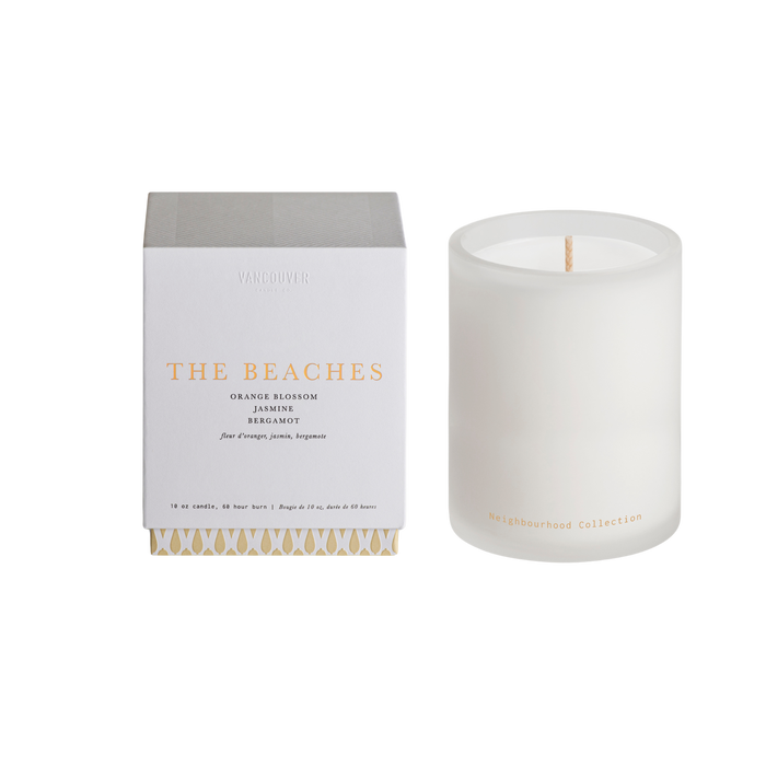 Vancouver Neighborhood The Beaches Candle