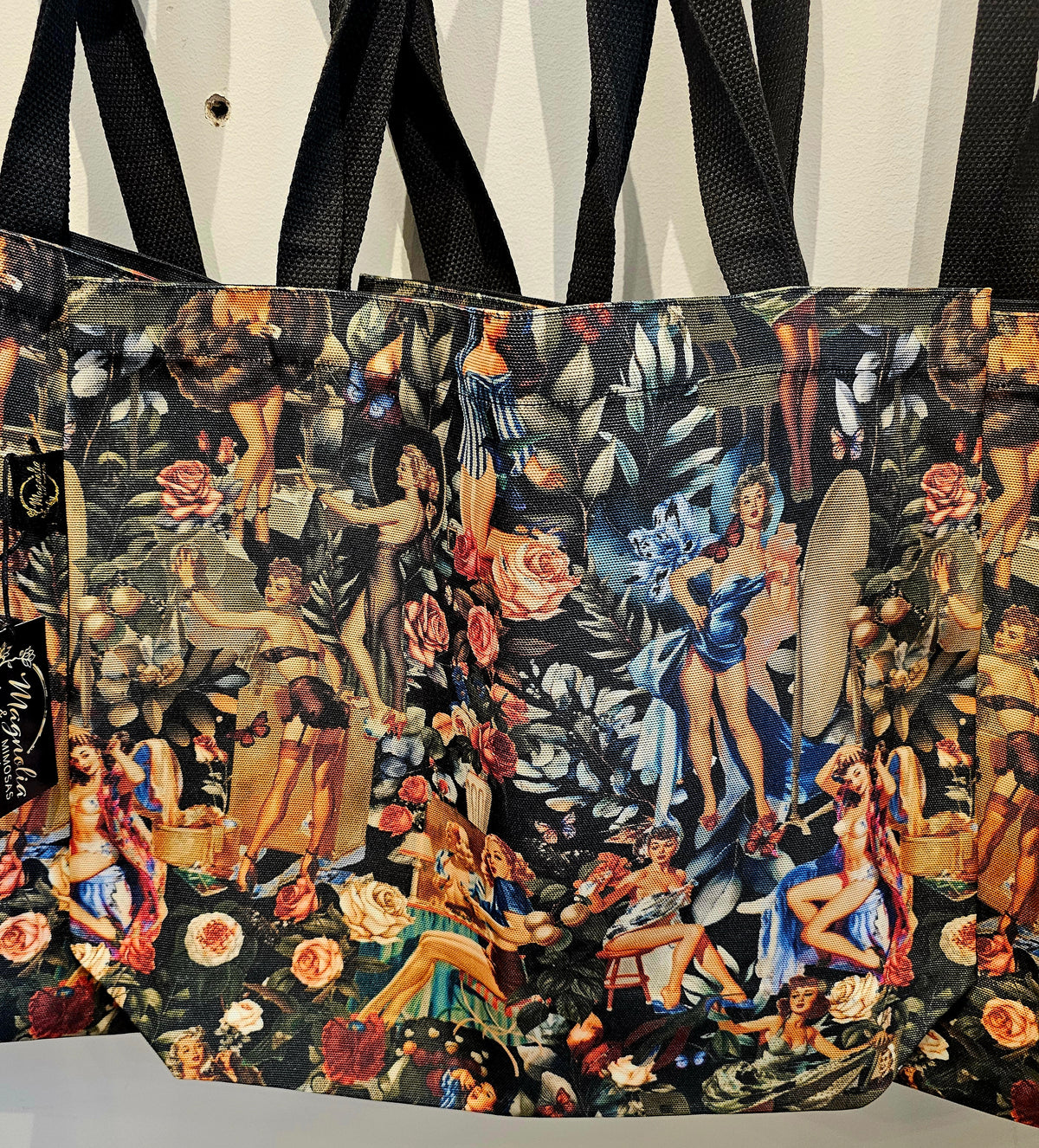 Pinup tote bag