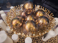 Hand Blown Gold Ornament