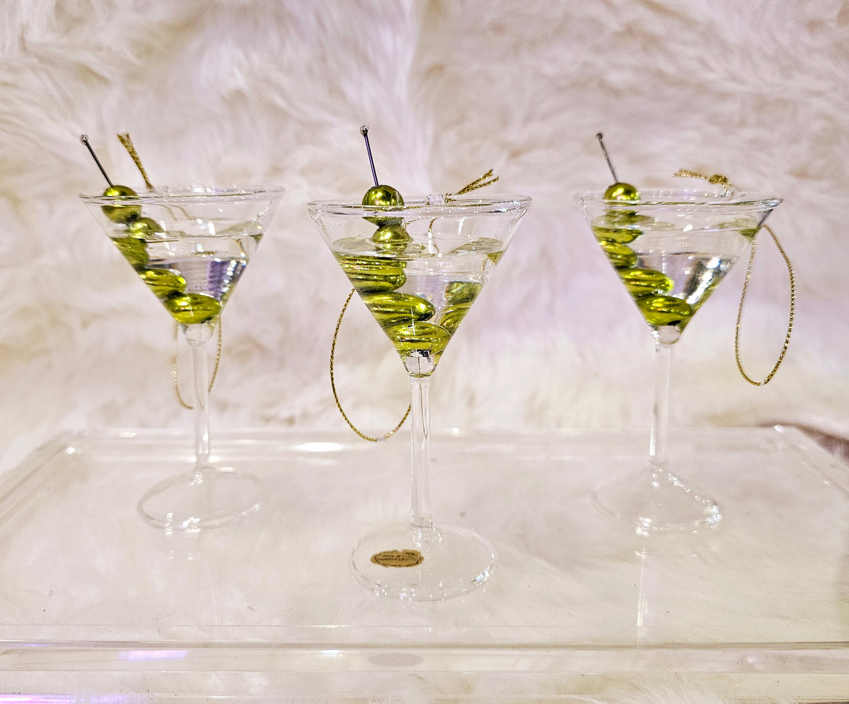 Martini Glass Ornaments