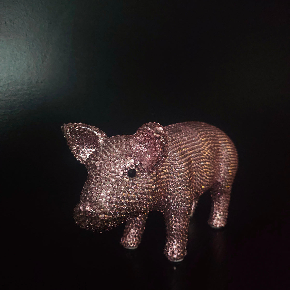 Pink Rhinestone Piggy Bank