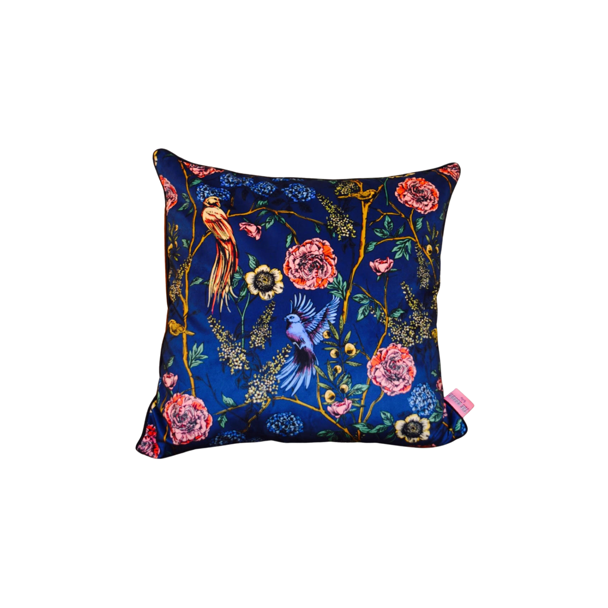 Velvet Blue Summer Pillow