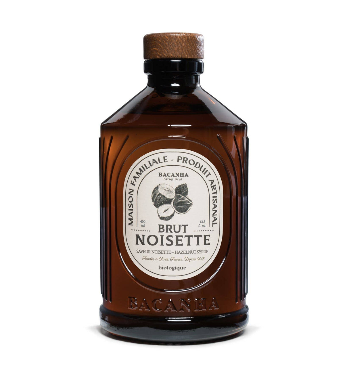 Raw Hazelnut Syrup - Organic - 13,5 fl. oz.