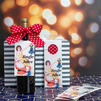 Jingle Juice Christmas Holiday Paper Wine Tag