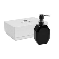 CRYSTAL SOAP DISPENSER: BLACK