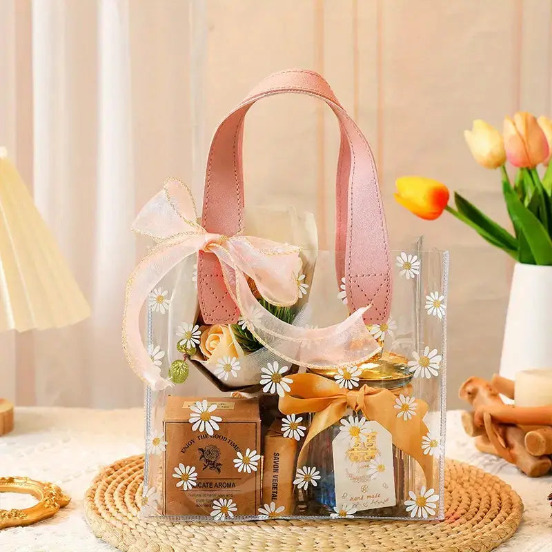 Tea Party Gift Bag with Handle. Pretty Shower Party Favors