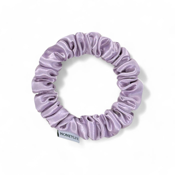 Silk Mini Scrunchie - Lilac