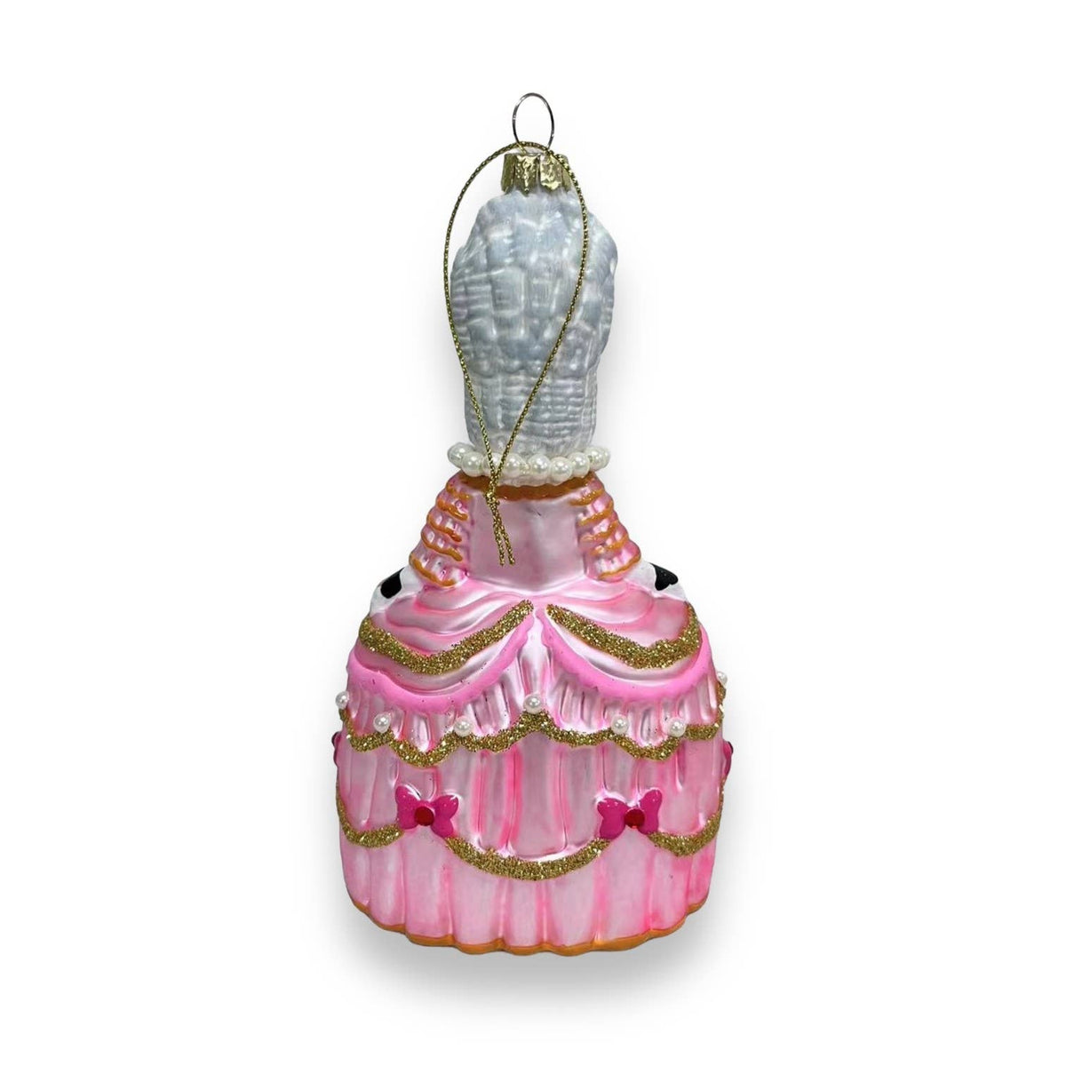 Tuxedo Cat Marie Antoinette Let Them Eat Cake Ornament 