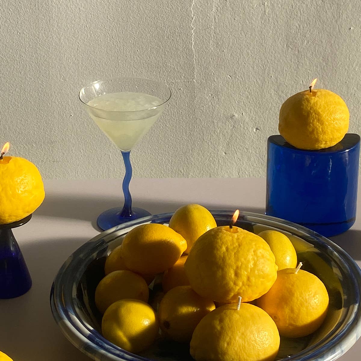 Large Lemon Candles