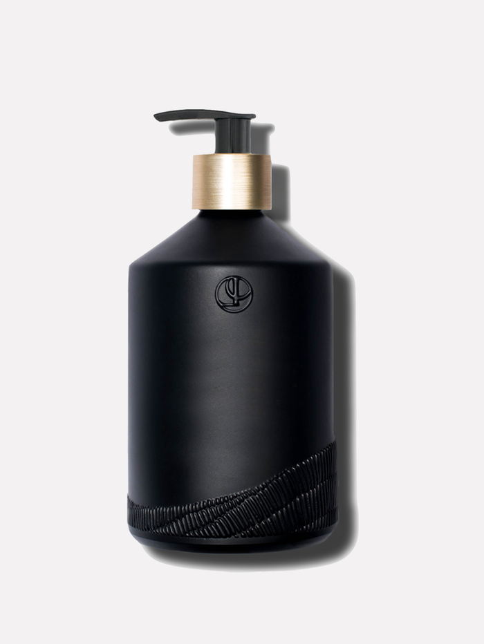 Glass Empty Soap Bottle - Matte Black - L'avant
