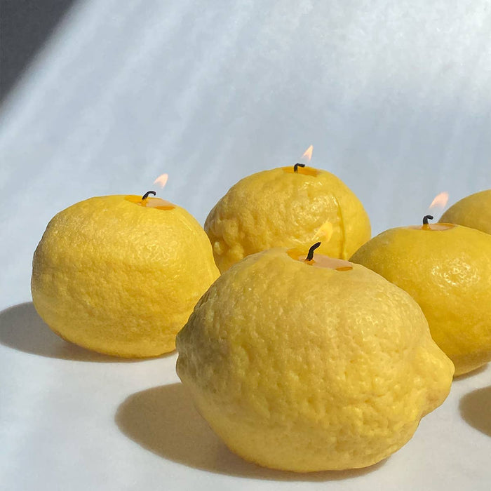 Large Lemon Candles