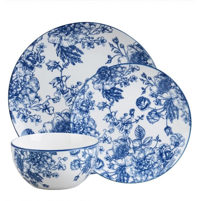 12pc Porcelain Dinnerware Set