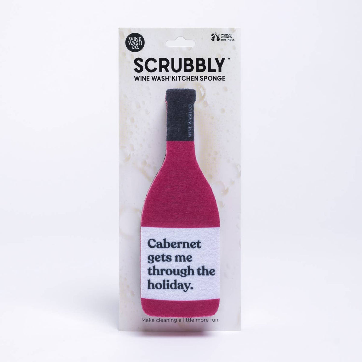 Holiday Scrubbly™ Sponge - Cabernet Holiday