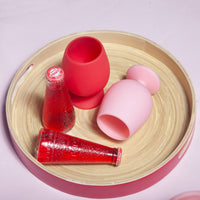 Cherry + Blush Stemm Unbreakable Wine Glasses