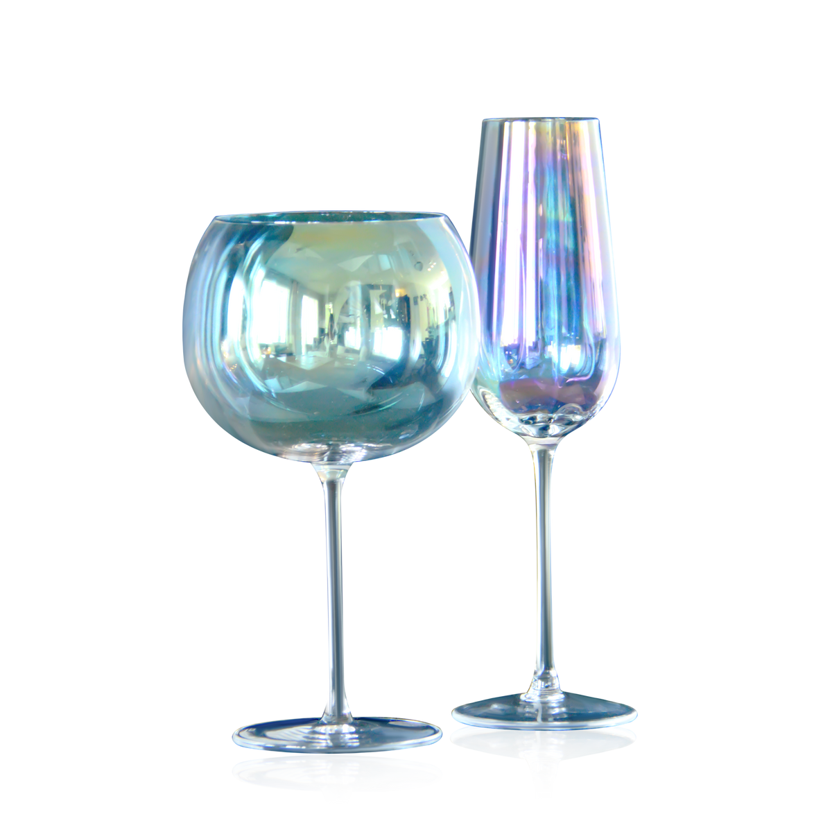 Champagne Glass Iridescent