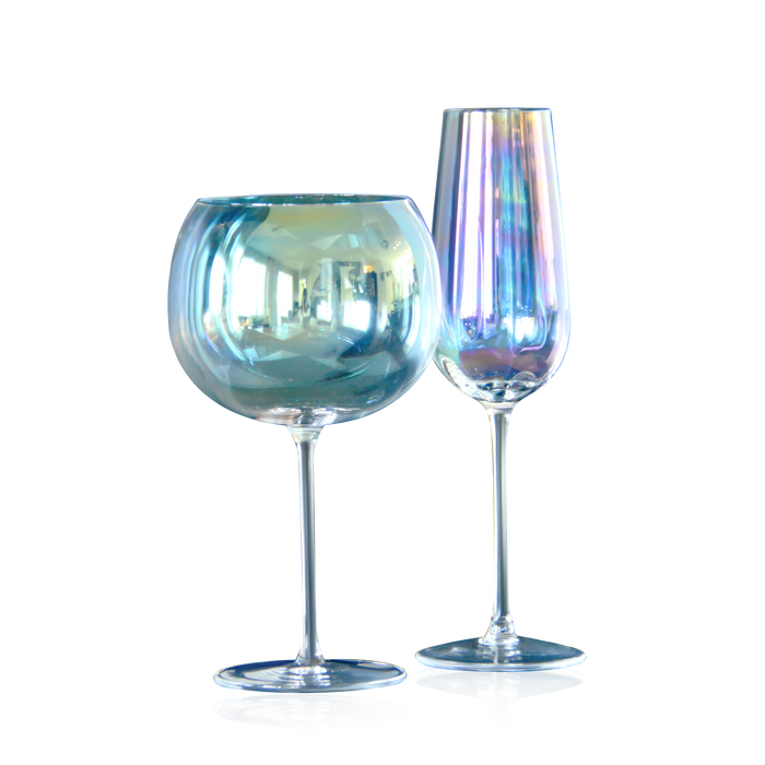 Champagne Glass Iridescent