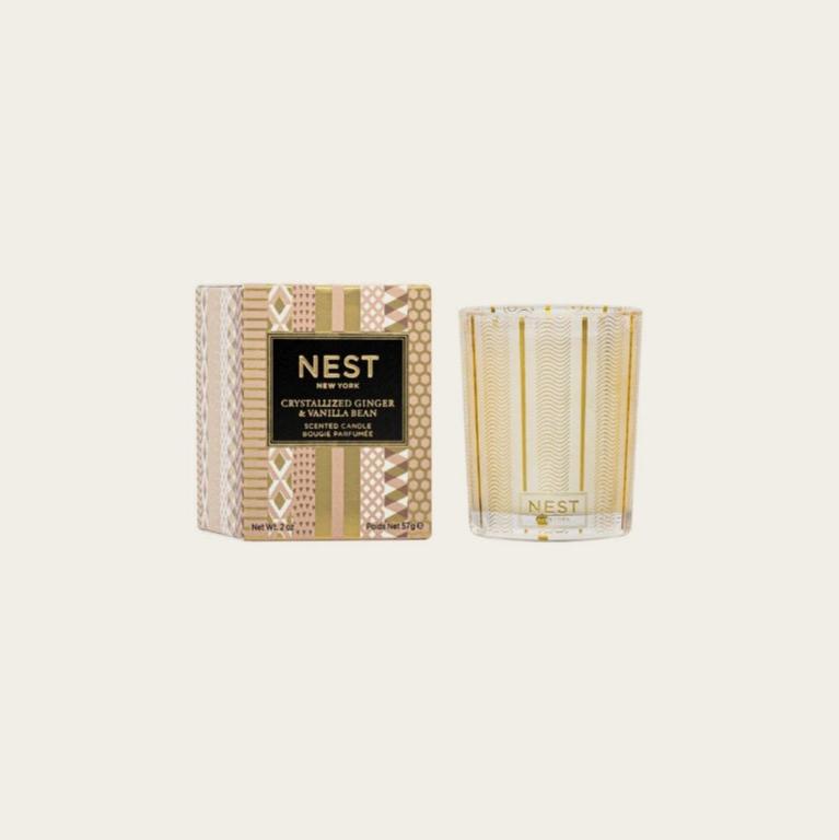 NEST Crystalized Ginger & Vanilla Bean Votive Candle