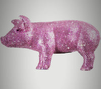 Pink Rhinestone Piggy Bank