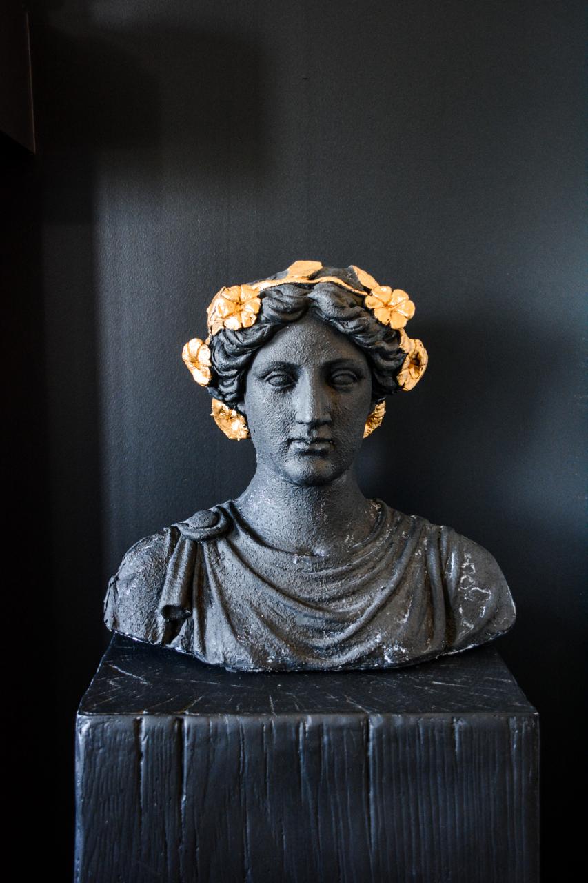 Grecian Decorative Head Planter