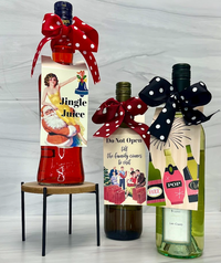 Jingle Juice Christmas Holiday Paper Wine Tag