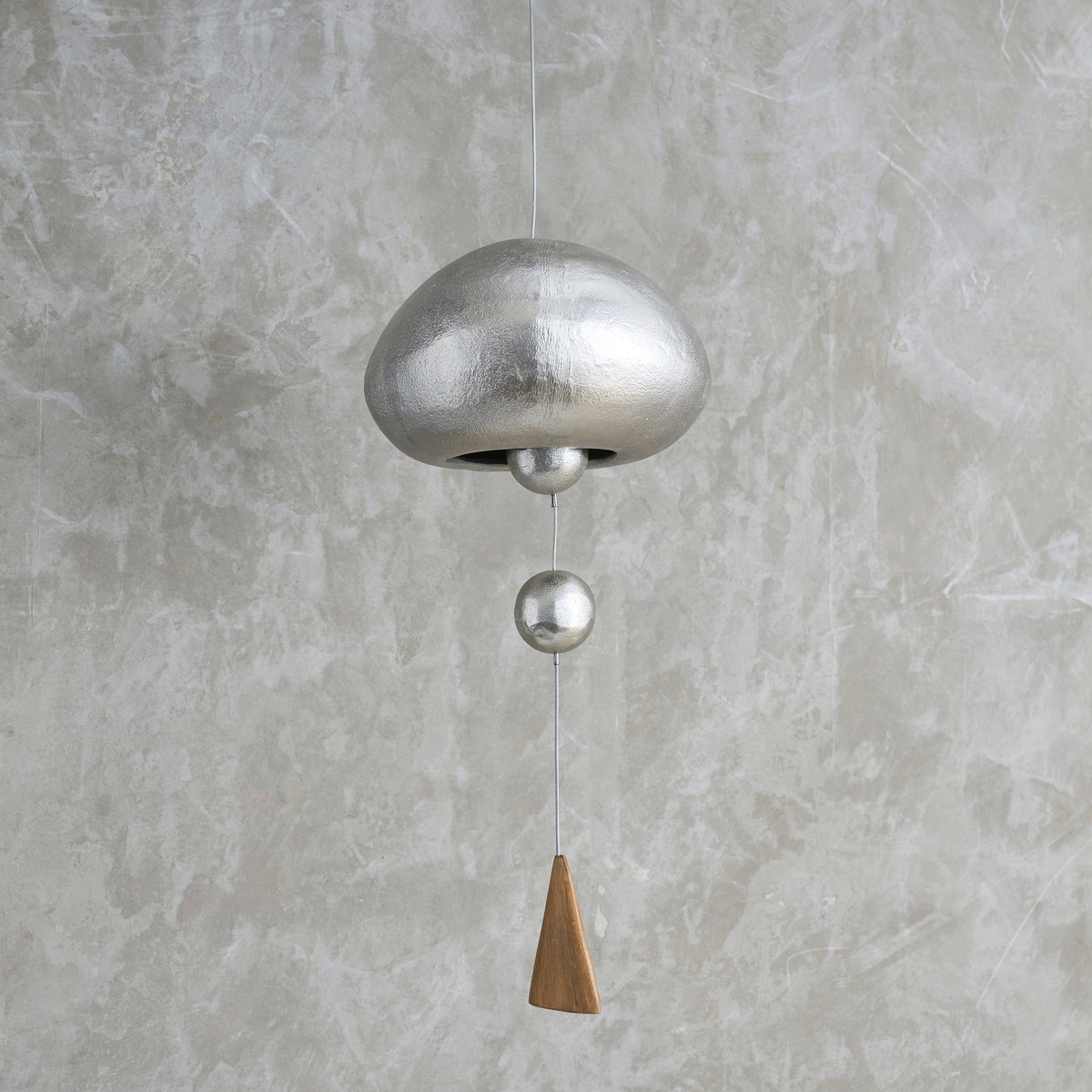 Stinson Nickel Hanging Bell Domed