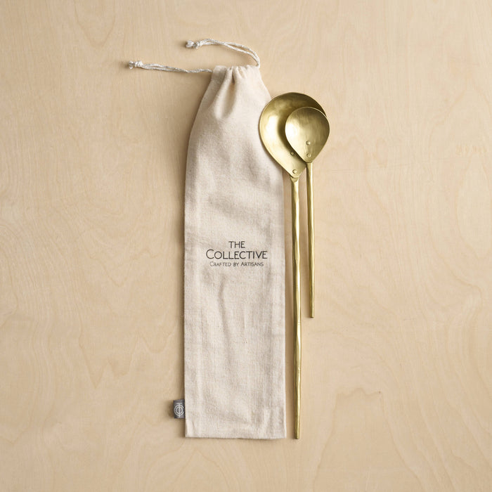Forge Brass Stir Spoons Assorted - Set of 2*