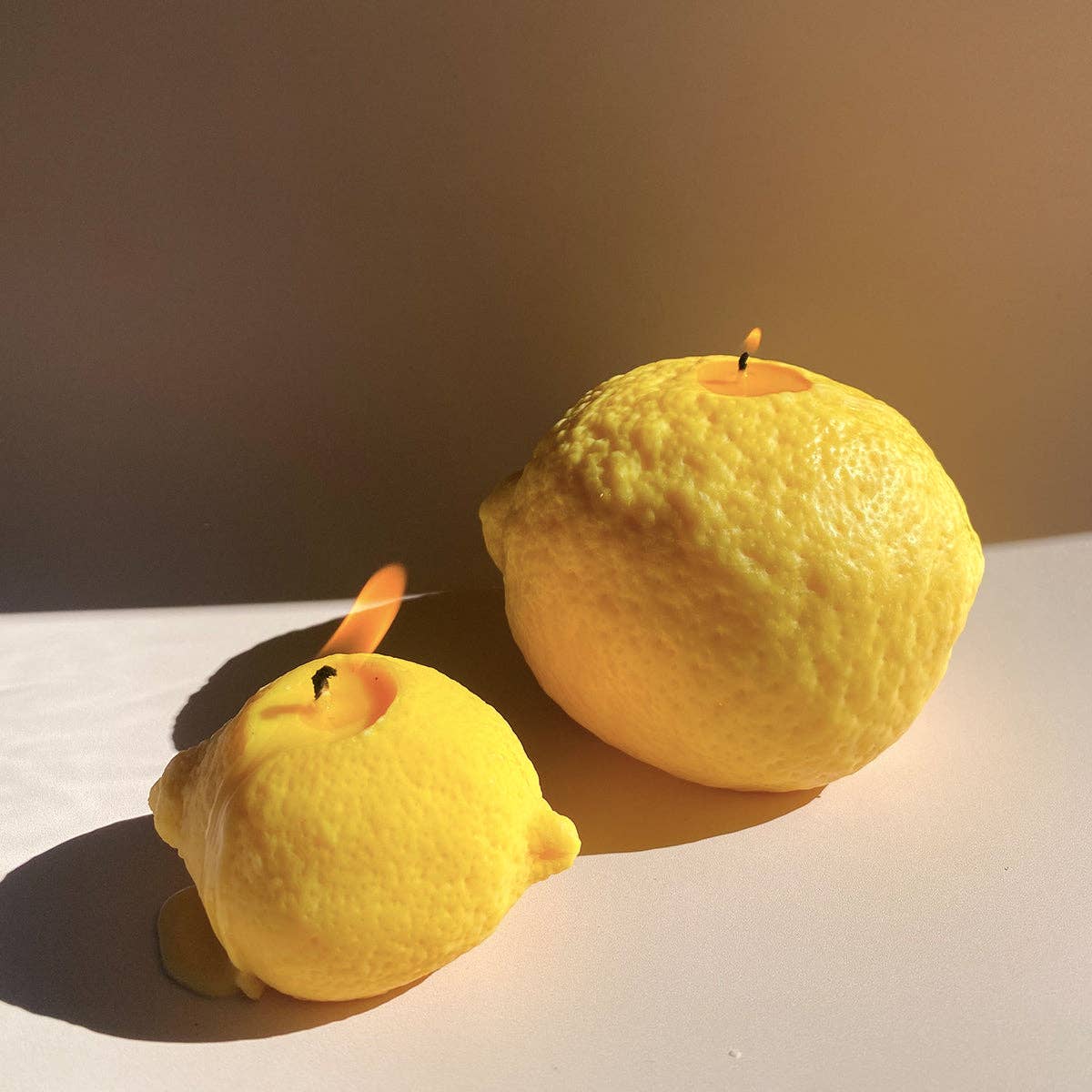 Large Lemon Candles