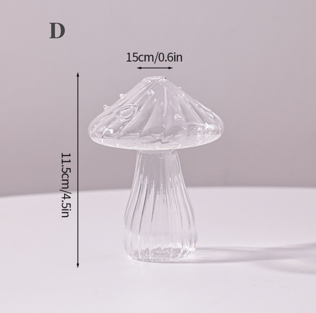 Mini Creative Glass Mushroom Bud Vase: A