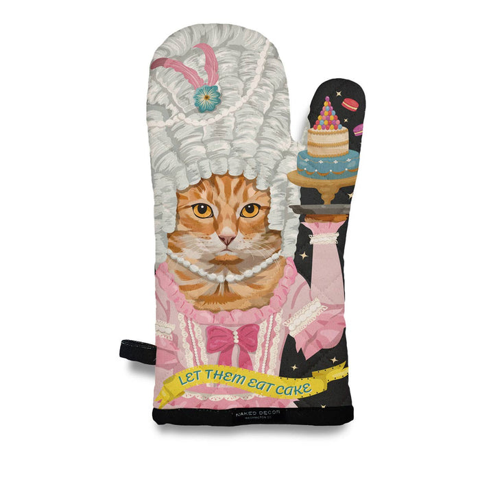 Orange Tabby - Marie Antoinette Let Them Eat Cake Oven Mitt