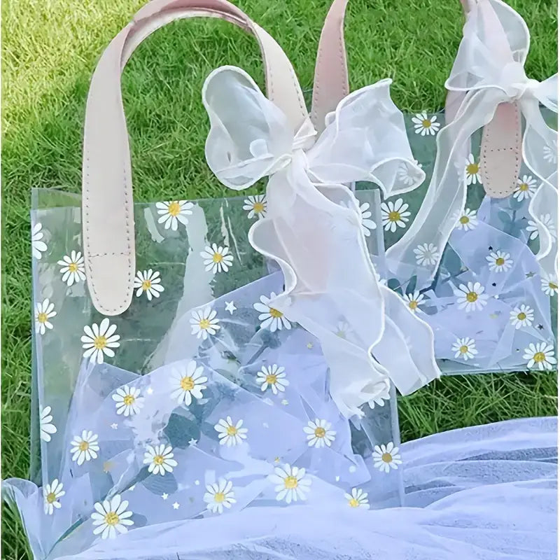 Tea Party Gift Bag with Handle. Pretty Shower Party Favors