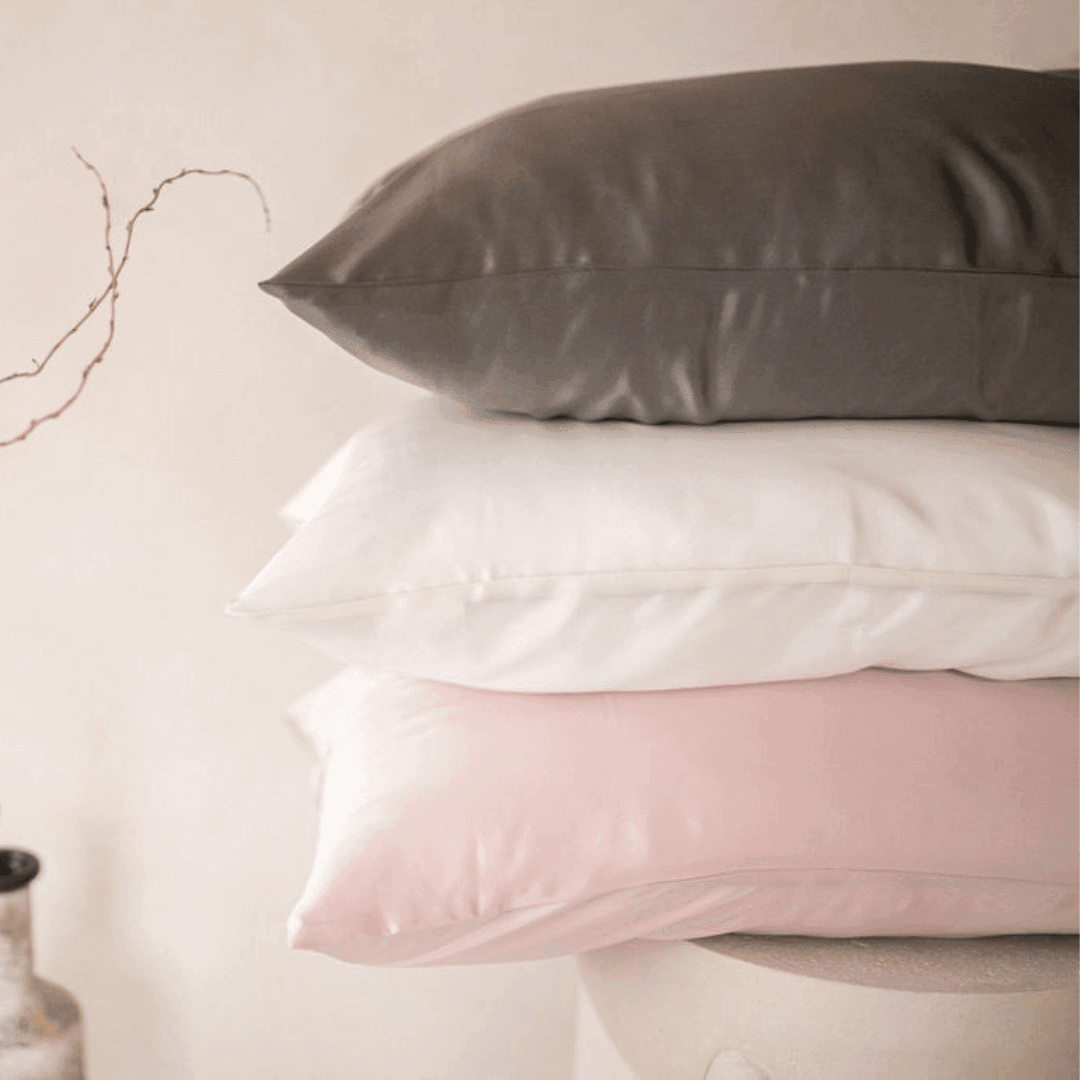 Queen dark grey mulberry silk pillowcase