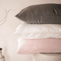 Queen dark grey mulberry silk pillowcase