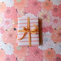 Dahlias in Pink - Wrapping Paper Rolls